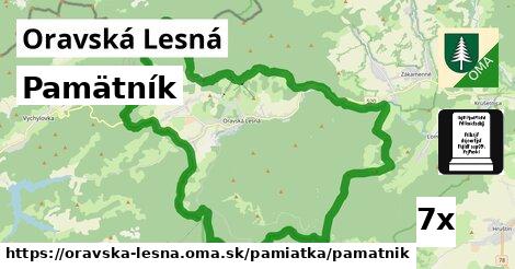 Pamätník, Oravská Lesná