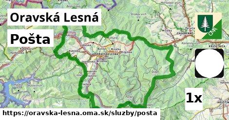 Pošta, Oravská Lesná