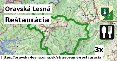 Reštaurácia, Oravská Lesná