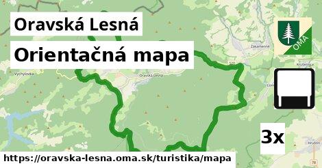 Orientačná mapa, Oravská Lesná