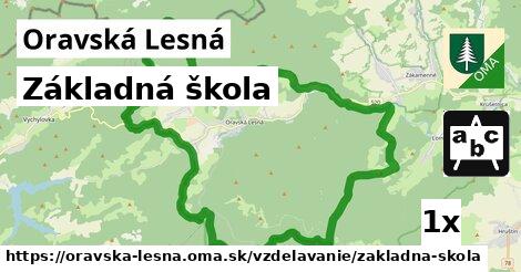 Základná škola, Oravská Lesná