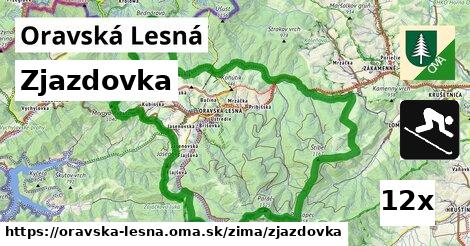 zjazdovka v Oravská Lesná