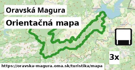 Orientačná mapa, Oravská Magura