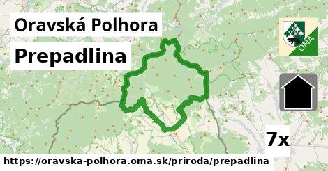 Prepadlina, Oravská Polhora