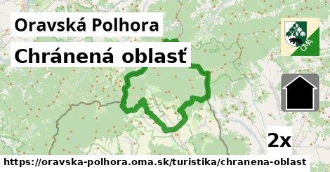 chránená oblasť v Oravská Polhora