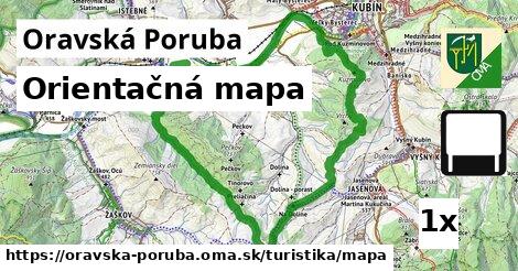 Orientačná mapa, Oravská Poruba