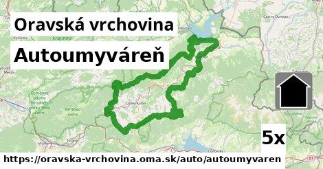 Autoumyváreň, Oravská vrchovina