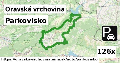 Parkovisko, Oravská vrchovina