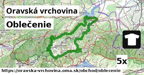 Oblečenie, Oravská vrchovina