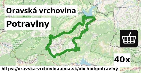 Potraviny, Oravská vrchovina