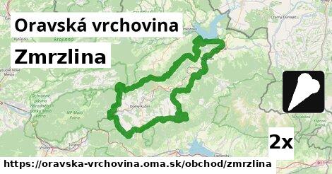 Zmrzlina, Oravská vrchovina