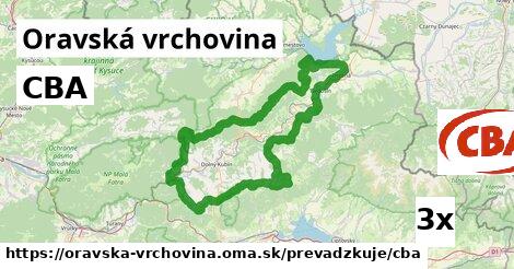 CBA, Oravská vrchovina