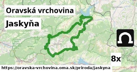 Jaskyňa, Oravská vrchovina