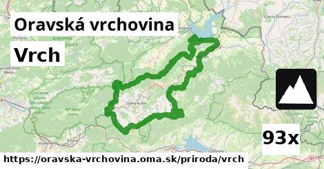 Vrch, Oravská vrchovina