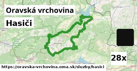 Hasiči, Oravská vrchovina