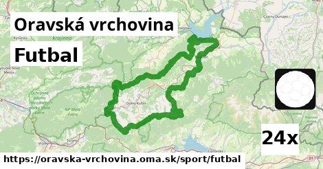 Futbal, Oravská vrchovina