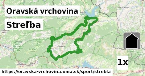 Streľba, Oravská vrchovina