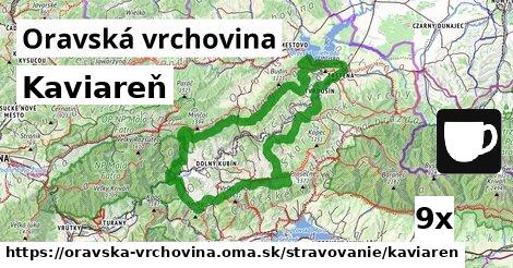 Kaviareň, Oravská vrchovina