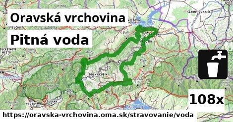 Pitná voda, Oravská vrchovina