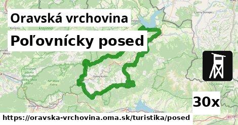 Poľovnícky posed, Oravská vrchovina