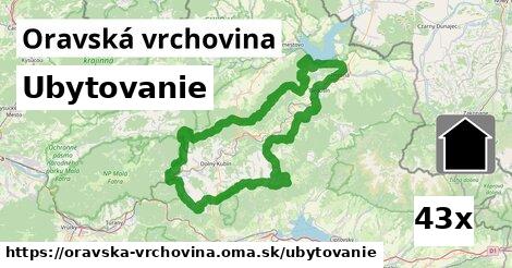 ubytovanie v Oravská vrchovina