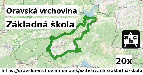 Základná škola, Oravská vrchovina