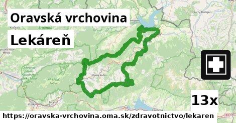 Lekáreň, Oravská vrchovina