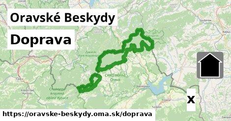 doprava v Oravské Beskydy