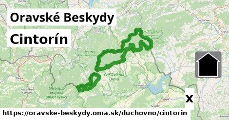 Cintorín, Oravské Beskydy