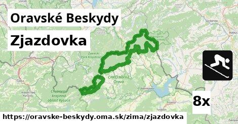 Zjazdovka, Oravské Beskydy