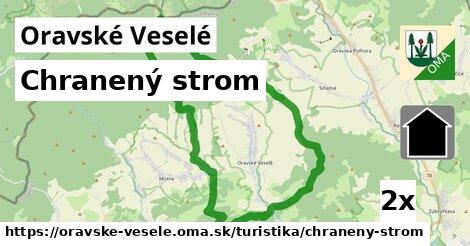 Chranený strom, Oravské Veselé