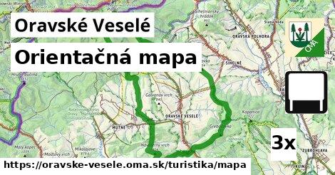 Orientačná mapa, Oravské Veselé