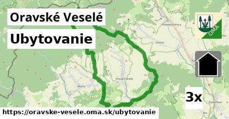 ubytovanie v Oravské Veselé