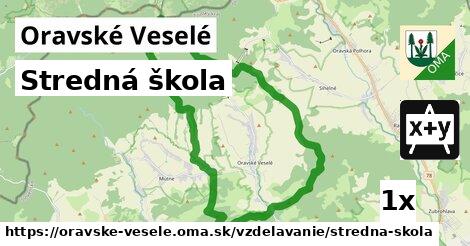 Stredná škola, Oravské Veselé