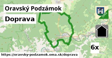 doprava v Oravský Podzámok