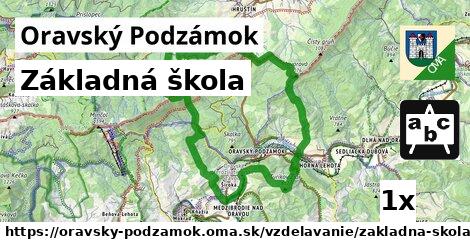 Základná škola, Oravský Podzámok