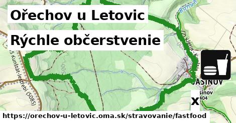 Všetky body v Ořechov u Letovic