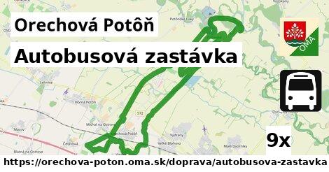 Autobusová zastávka, Orechová Potôň