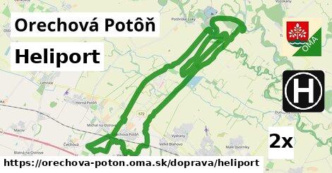 Heliport, Orechová Potôň