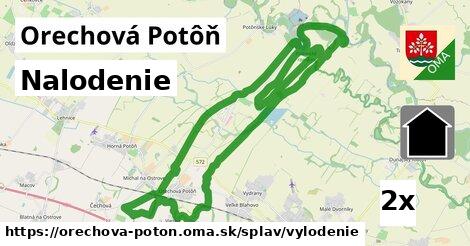 Nalodenie, Orechová Potôň