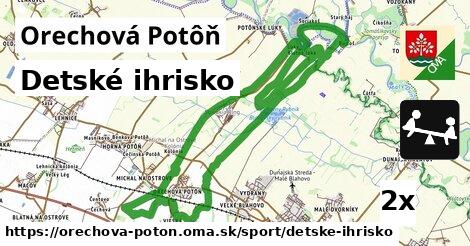 Detské ihrisko, Orechová Potôň