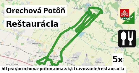 Reštaurácia, Orechová Potôň