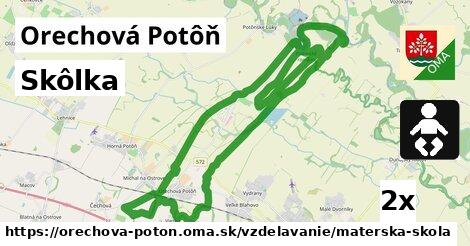 Skôlka, Orechová Potôň