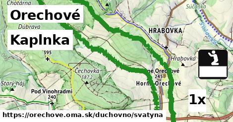 Kaplnka, Orechové