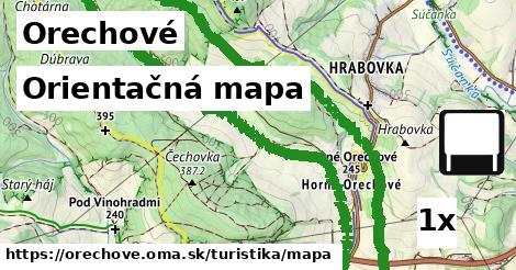 Orientačná mapa, Orechové