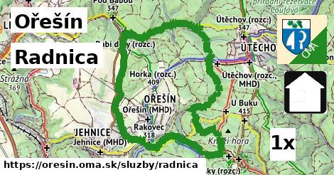 Radnica, Ořešín