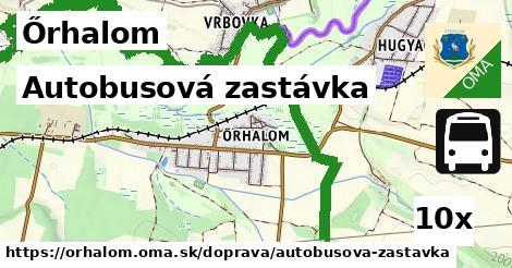 Autobusová zastávka, Őrhalom