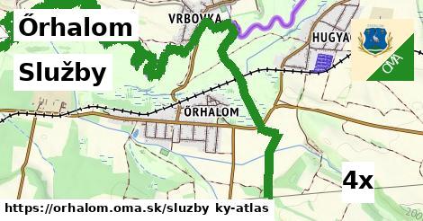 služby v Őrhalom
