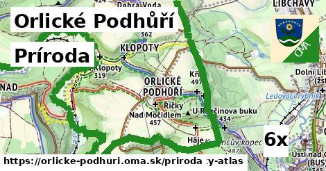 príroda v Orlické Podhůří