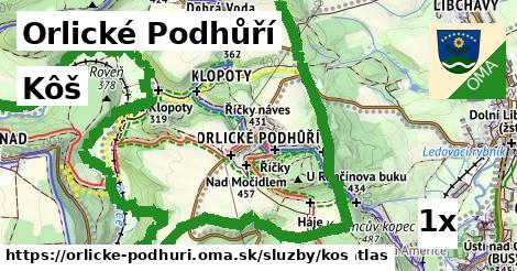 Kôš, Orlické Podhůří